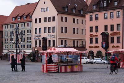 Blick über den hauptmarkt Nürnberg