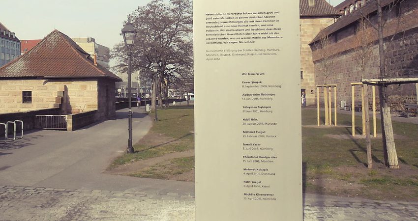 Gedenkstele Opfer des NSU im Kartäusertor