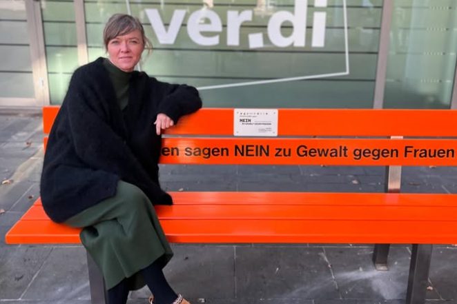 Mehr orange Bänke gegen Gewalt an Frauen