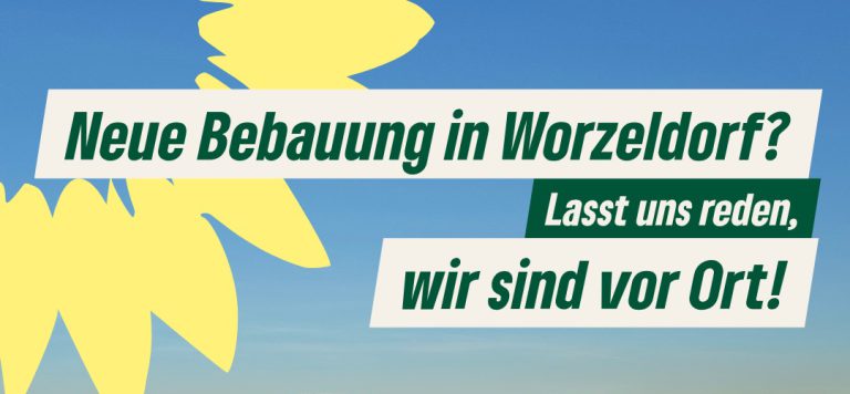 Einladung zum Vor-Ort-Gespräch – Geplante Bebauung in Worzeldorf: Grüne sprechen sich für Alternativen aus