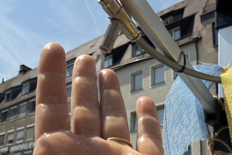 Wasservernebler für ein kühleres Nürnberg